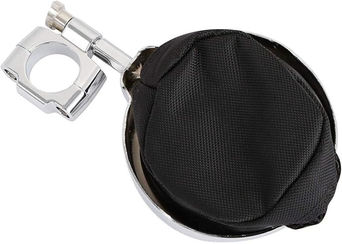 TCMT Universal Motorcycle 1" Handlebar Cup Holder Chrome Metal Drink Fits For Harley Davidson Sportster Dyna Softail Road King Road Glide Electra Glide Sport Glide Vulcan Yamaha Suzuki Honda