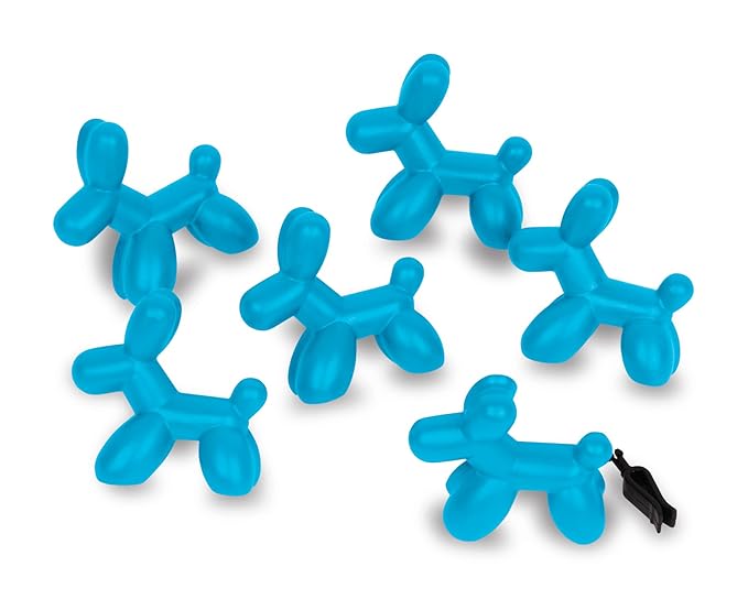 Little Pup 96613-6PK Blue Raspberry Slushy Scent Car Air Freshener Clip Provides Long-Lasting Freshness in a Compact Design, Fights Odors for up to 45 Days, Cute Car Odor Eliminator, Pack of 6