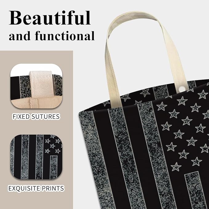 Car Trash Can, Cute Car Trash Bag, Hanging Car Organizer and Storage Bag, Trash Bin for Car Accessories, Vehicle, Travelling, Camping Dark American Flag