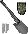 Digging Shovel, 15.35'' Lightweight Camping Shovel Portable High Carbon Steel Folding Mini Trowels for Off Road, Camping, Gardening, Beach, Digging Dirt, Sand, Mud & Snow