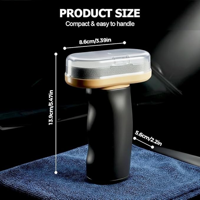 Upgrade Handheld Glass Oil-Film Remover Emulsion, 2026 Emulsion Cleaner Glass Cleaning Board for Clarity, Automotive Oil Film Cleaning Brush for Car (1 pack)