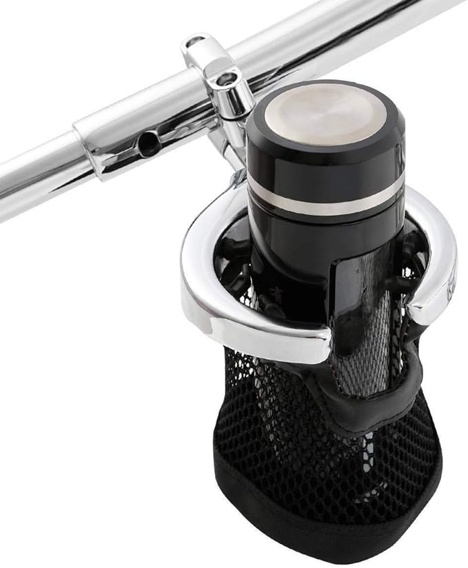 TCMT Universal Motorcycle 1" Handlebar Cup Holder Chrome Metal Drink Fits For Harley Davidson Sportster Dyna Softail Road King Road Glide Electra Glide Sport Glide Vulcan Yamaha Suzuki Honda