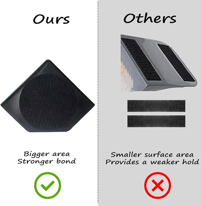 Car Trunk Organizer Blocks, 4 pack of Multipurpose Car Storage Organizer Blocks, Trunk Divider with Large Size Non-slide Bottom, Available to Wool Carpet (4.7'')