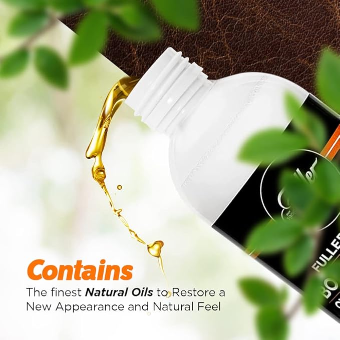 Fuller Brush Leather Boot and Jacket Cleaner Conditioner - Natural Oil Formula for Leather, Vinyl, Backpacks & Luggage - Removes Dirt, Dust, and Grime - Pack of 1