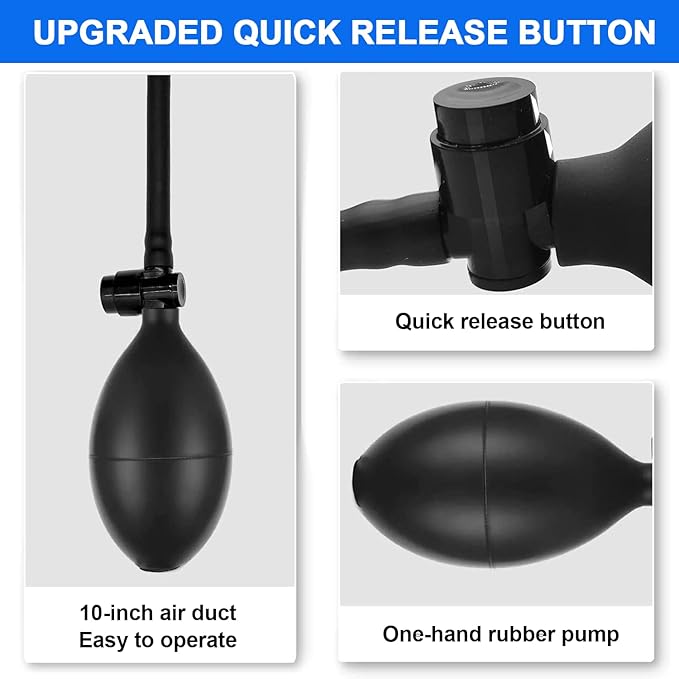 Air Wedge Bag Pump, Strong Commercial Grade Air Wedge Bag Pump Professional Leveling Kit & Alignment Tool Bag in the Popular Medium Size (6 Pack)