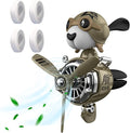 Pilot Car Air Freshener, Cute Dog Car Vent Clip Air Freshener Automotive Air Outlet Fan Diffuser, Automotive Interiors Vent Decoration (Shake Head Style - Dog)