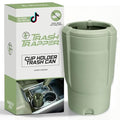 Cup Holder Trash Can for Car – Patent-Pending Trash Compaction - Up to 10x More Trash to Save You Time - Portable Trash Can for Car, Stroller, Backpacks, and Beyond, Mint
