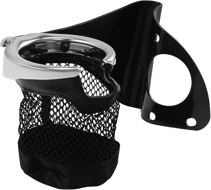 TCMT Rear Drink Cup Holder Passenger Fits For Harley Touring Electra Road Glide Ultra Limited 2014-2023