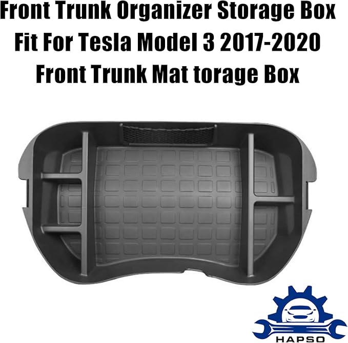 Front Trunk Organizer Tray Storage Box Fit for Tesla Model 3 2017-2020 Accessories Front Trunk Mat Storage Box