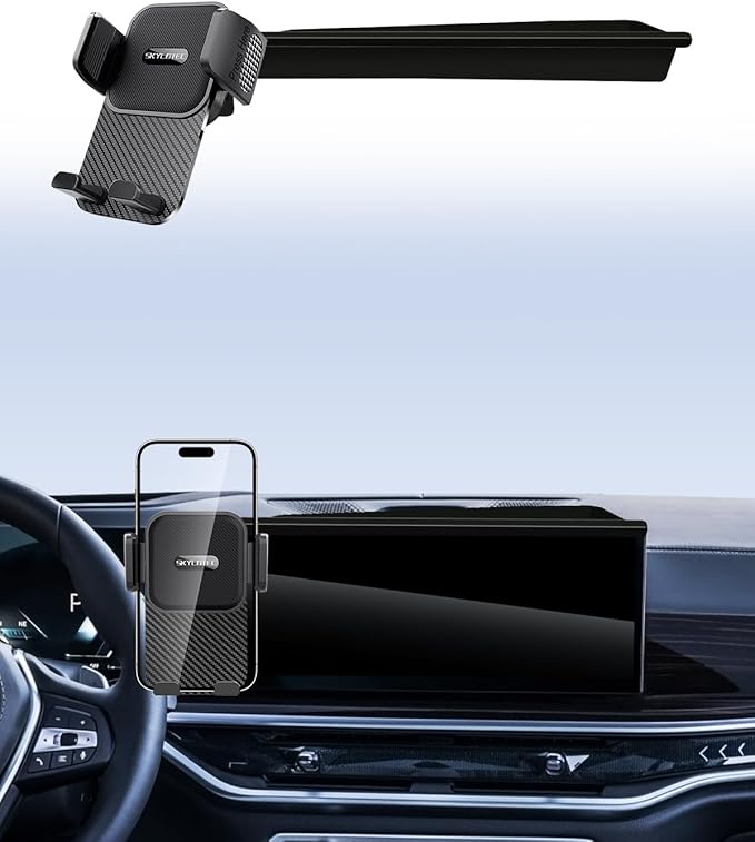 SKYLOTEC Car Phone Holder for BMW X5 X6 2024 2025 2026/X7 2023 2024 2025 2026 Accessories 14.9-Inch Screen Fixed Clip, Automobile Cradles Phone Mount, Cell Phone Base Not Block Air Vent