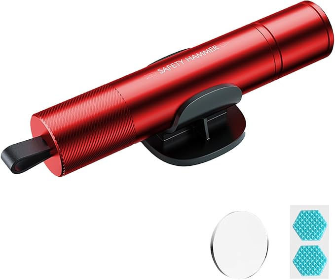 Window Breaker Seatbelt Cutter, Car Window Breaker Tool, Emergency Glass Breaker and Auto Escape Tool，Car Accessories for Women