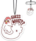 Funny Chicken Air Freshener Hanging for Car Scented Ornaments Mirror Cute Car Fresheners Chickens Car Accessories Auto Interior Decor Scent Home Bathroom Closet Chicken Gifts for Women Men
