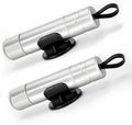 2-in-1 Emergency Car Escape Tool - Spring-Loaded Window Breaker & Seatbelt Cutter, Compact Lifesaver for Families, Portable Keychain Design (2 * Silver)