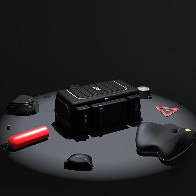 Car Trunk Organizer Large Capacity Oxford Fabric 3 Layers Collapsible Design Car Storage Organizer for Car Trunk(70L)