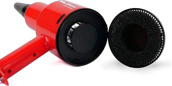 Maxshine Portable Car Dryer Air Blower with 2 Nozzles | Compact Handheld Power Blower for Car Drying, Cleaning, Detailing, Waxing & Coating | Ideal for Cars, Boats, Motorcycles, RVs & Home Use