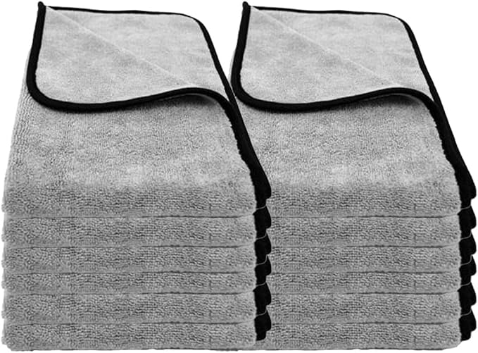 Cobra Supreme 530 Microfiber Towel | Ultra-Soft & Highly Absorbent | Safe for Cleaning, Drying & Polishing | COBRA-53012 | 16 x 24 in | 12 Pack