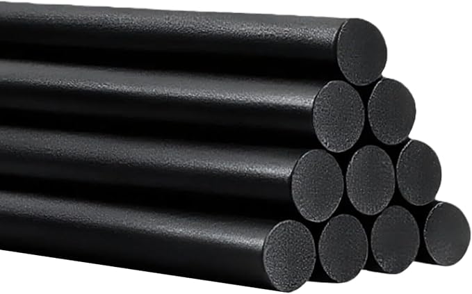 10 Pcs Black Hot Glue Sticks PDR Glue Sticks,Paintless Dent Remover Tool for Car Dent Repair,PDR Tools,Glue Gun Sticks,Home Improvement,Quick Daily Repair and DIY Small Craft Projects