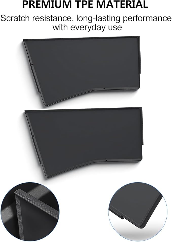 2PCS Front Trunk Partition for Tesla Model Y Juniper 2025 2026 Frunk Partition Tpe Front Trunk Organizer Dividers Model Y Accessories for Supermarket Daily Travel Goods Storage Separation