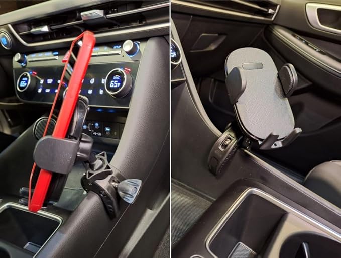 Phone Mount Holder Compatible with Hyundai Sonata Dashboard (2020-2026) Center Console | Compatible with Magsafe, Wireless Charging, Magnetic and clamp on Style attachments