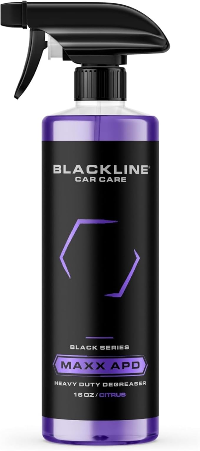 Blackline Car Care - MAXX APD - All Purpose Cleaner - Heavy Duty Industrial Degreaser | Tire, Engine, Wheel, car seat, car interior, Detailing Cleaner