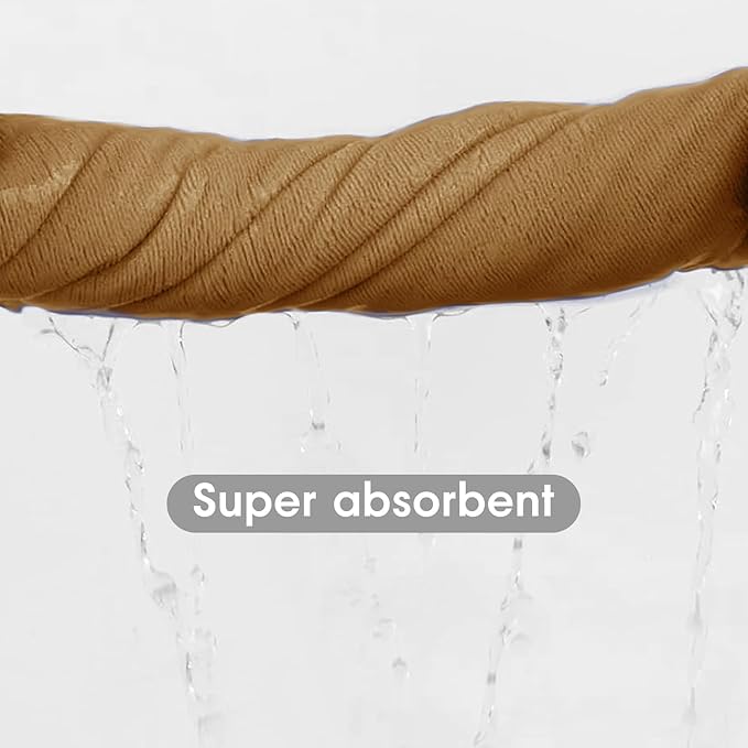 JML Large Microfiber Bath Towels Set of 2, 30" x 60", Oversized, Soft, Super Absorbent Fast Drying for Shower, Swimming, Sauna, Pool, Beach, Sport, Fitness, Yoga, Beige