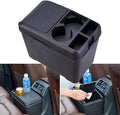 Car Trash Can Bin Waste Container Multi-Function Storage Box Car Cup Holder Car Organizer