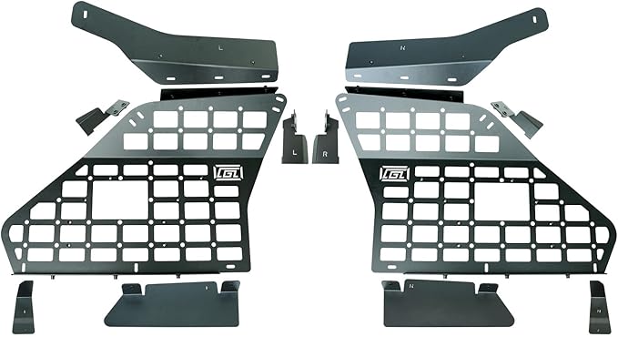 HIGH FLYING Car Accessories for Toyota Sequoia 2023 2024 2025 Modular System Storage Molle Panels Trunk Shelf Storage Trunk Organizer Aluminum Alloy (Side Panel)