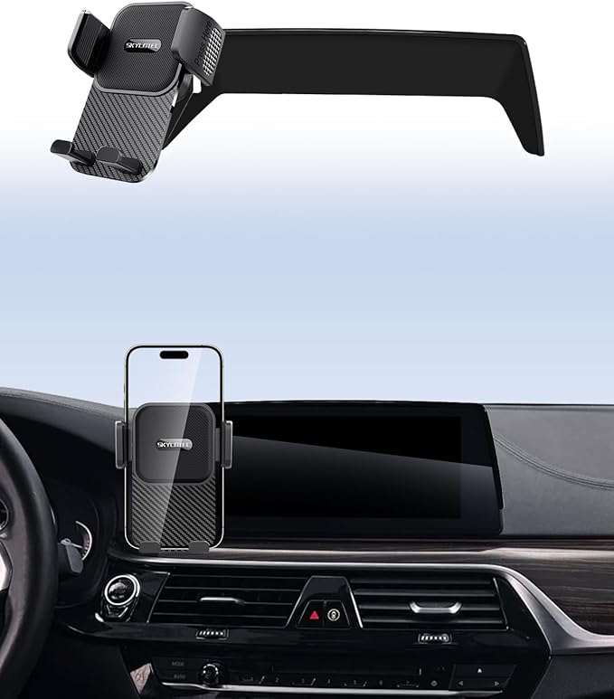 SKYLOTEC Car Phone Holder for BMW 5 Series M5 2017 2018 2019 2020 Accessories 10.25-Inch Screen Fixed Clip, Automobile Cradles Phone Mount, Cell Phone Base Not Block Air Vent