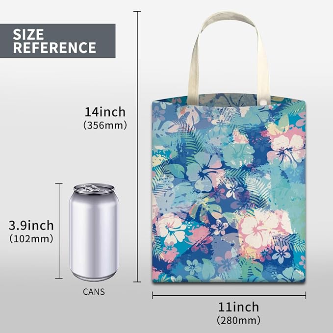 Car Trash Can, Cute Car Trash Bag, Hanging Car Organizer and Storage Bag, Trash Bin for Car Accessories, Vehicle, Travelling, Camping Tropical Hawaiian flowers