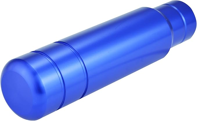 Abfer Metal Heavy Shift Knob, 5" Aluminum Alloy Weighted Gear Lever Stick Shifter Handle Fit Most Automatic Manual Vehicle (Blue)