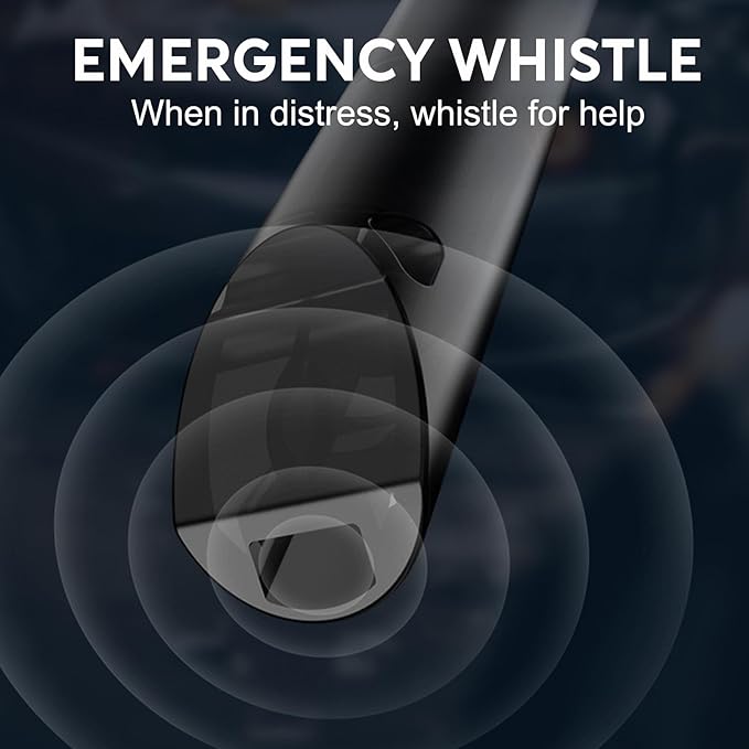 Safehammer - 3-in-1 Upgraded Safe Hammer Glass Breaker Under Water, Car Hammer Seatbelt Cutter Window Breaker & Survival Whistle Emergency Escape Tool, Safehammer Glass Breaker for All Cars (2PCS)