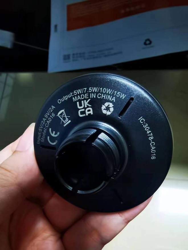 MOKPR for Magsafe Car Mount Charger-15W Wireless Car Charger-Magnetic Car Phone Holder for Dash Air Vent-LED RGB HandsFree Car Mount Fast Car Charger for iPhone 15/14/13/12 Series Silver