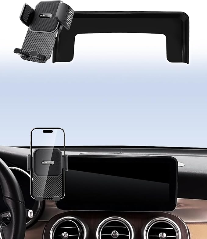 Car Phone Holder for Mercedes Benz GLC 2020-2022/C-Class 2019-2021/V-Class 2020-2022 Accessories 10.25-Inch Screen Fixed Clip, Automobile Cradles Phone Mount, Cell Phone Base Not Block Air Vent