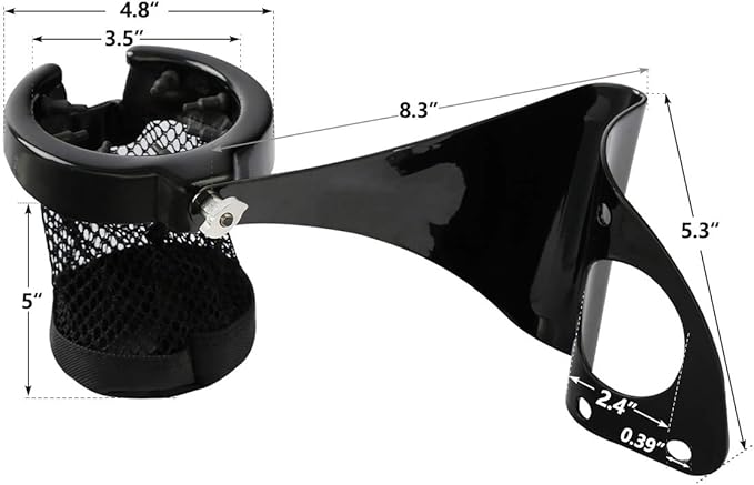 King Tour Trunk Rear Drink Cup Holder Fit for Harley Davidson Touring Electra Glide Road Glide 2014-2025