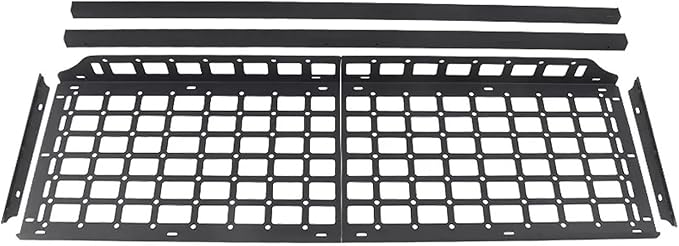 HIGH FLYING for Subaru Forester 14-18 Car Accessories Modular Storage Molle Panels System Trunk Shelf Luggage Storage Carrier Trunk Organizer Aluminum (Trunk Shelf with Power Tailgate)