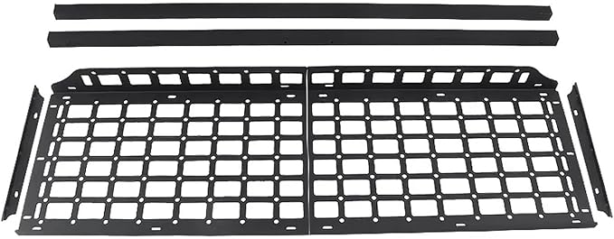 HIGH FLYING for Subaru Forester 14-18 Car Accessories Modular Storage Molle Panels System Trunk Shelf Luggage Storage Carrier Trunk Organizer Aluminum (Trunk Shelf with Manual Tailgate)