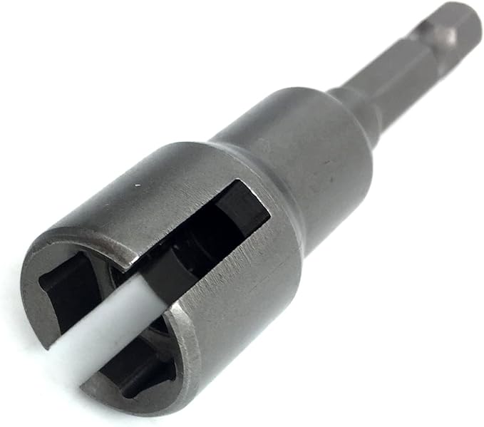 (2pc) Power Wing Nut Driver Set,Slot Wing nuts Drill Bit Socket Wrenches Tools Set,1/4" Hex Shank Drills Bits for Panel Nuts screws bolt