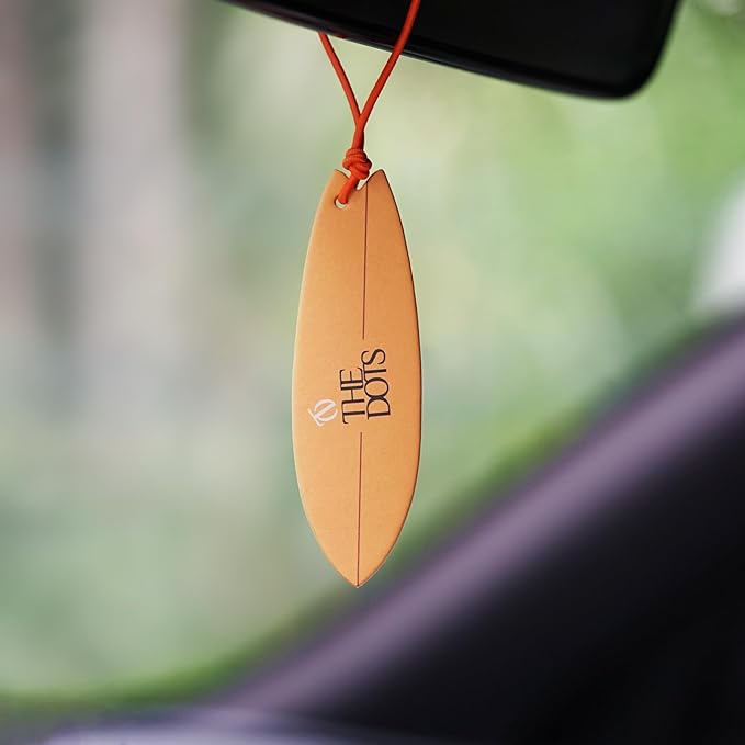 THEDOTS 15 Pack Hanging Air Freshener, Oriental Gourmet Scent, Warm Surfboard Paper Card, Long Lasting Interior Fragrance Decor Gift
