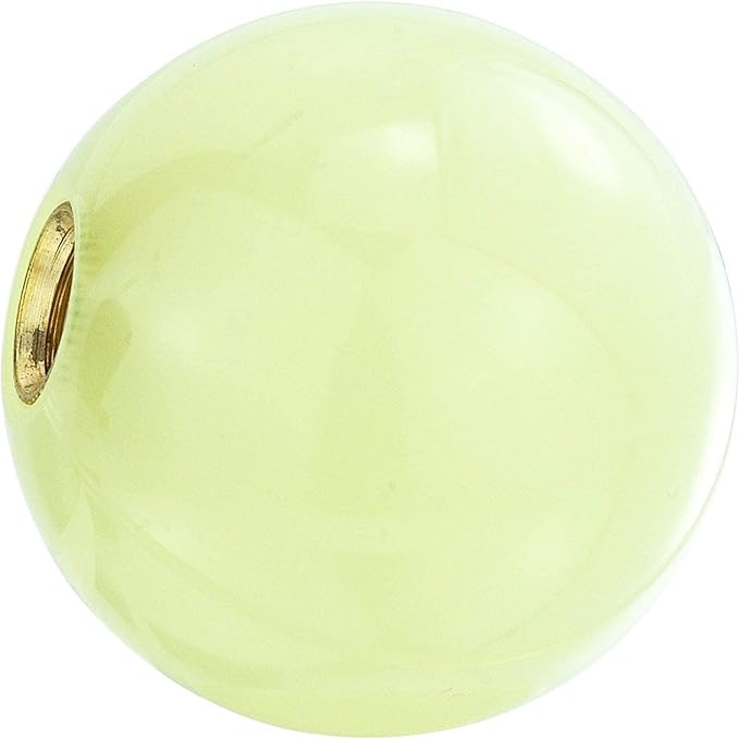 Lunsom Round Shift Knob, Ball Shape Gear Shifter Lever Head Shift Ball Car Stick Handle Fit Most Automatic Manual Transmission Vehicle (M8x1.25, Fluorescence)