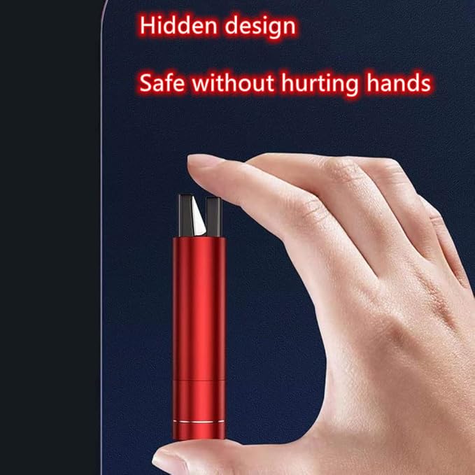 HHXS Window Breaker Seatbelt Cutter, 2 Pack Car Escape Tool Safe Hammer Glass Breaker Under Water Life Hammer Car Hammer Safehammer for Car Home-(Red)