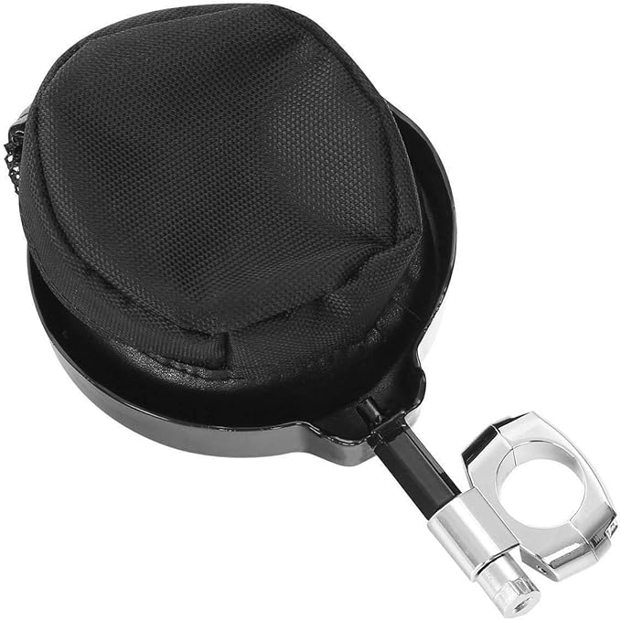 TCMT 1" Handlebar Cup Holder Metal Drink W/Mesh Basket For Harley Sportster Dyna Softail Road King Road Glide Electra Glide Sport Glide Vulcan Yamaha Suzuki Honda