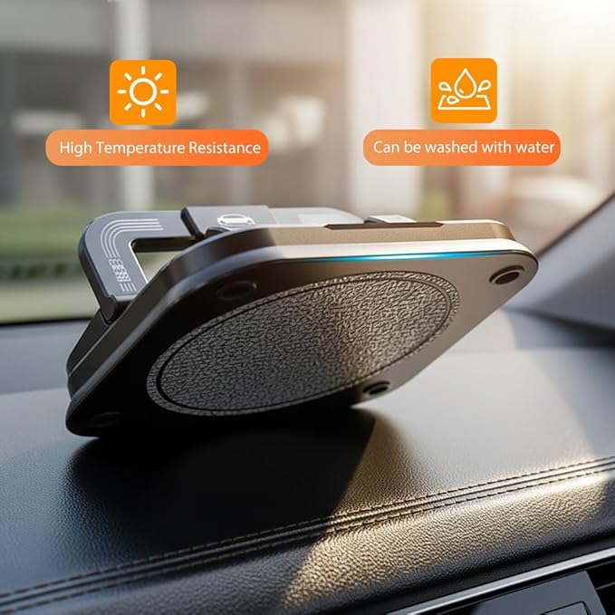 Car Phone Holder 360 Degree Rotation, 2026 New Dashboard Phone Mount, Multifunctional Suction Cup Phones Stand, Adjustable Car Bracket for Navigation in Vehicles, Universal Mobile Stand (B)