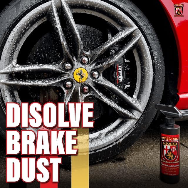 WOLFGANG CONCOURS SERIES Uber Wheel Cleaner | Color-Changing Wheel & Automotive Cleaner | Safe for All Wheel Types | Spray Bottle for Easy Application | WG-4900 | 16 oz