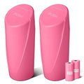 Car Trash Can Bin with Lid-2 Packs Car Garbage Can Cup Holder-Rose Red Mini Leakproof Vehicle Trash Garbage Can Bin with 40pcs Trash Bags-Car Organizers and Storage for Front Back Seat Accessories