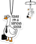 Funny Goose Air Freshener Hanging for Car Scented Ornaments Mirror Cute Car Fresheners Gooses Car Accessories Auto Interior Decor Scent Home Bathroom Closet Goose Gifts for Women Men