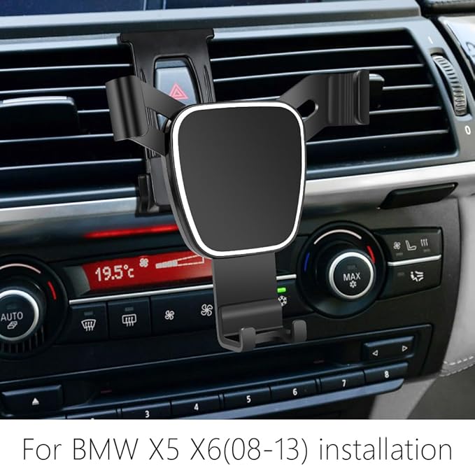 Car Phone Holder for BMW X5 2007-2013 ，BMW X6 2008-2014 E70 E71 3.0si 4.8i xDrive 30i 35d 48i 50i Auto Accessories Navigation Bracket Interior Decoration Mobile Cell Phone Mount case