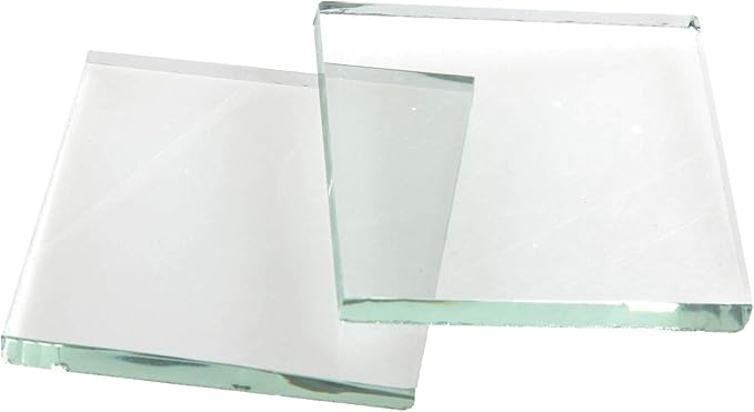 Stinger Testing Glass for Glass Breaker Escape Tool, Scientific Glass Streak Plates, 2"x2"x3/16, Test for Car Window Hammer, Safety Hammer, Car Escape Tool (10)