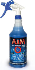 AIM Chemicals Magic Clean Multipurpose Cleaner - Industrial & Car Detailing - Cleans Cars, Trucks, SUVs, Boats, RVs - Effective Wheel & Tire Cleaner - Powerful Degreaser - Heavy Duty Use - Quart