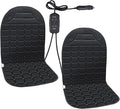 2 PCS Seat Cushion Comfortable Winter Seat Cover, Gifts for Family (Black)