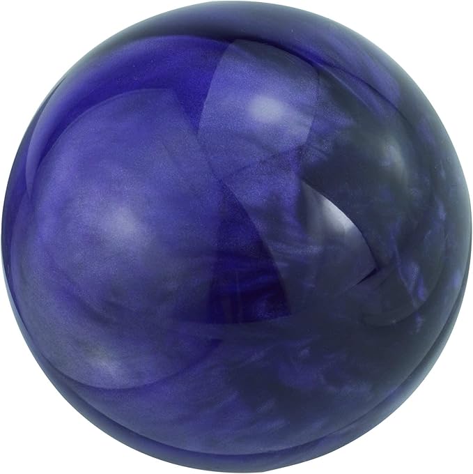 Lunsom Round Shift Knob, Ball Shape Gear Shifter Lever Head Shift Ball Car Stick Handle Fit Most Automatic Manual Transmission Vehicle (M8x1.25, Purple)